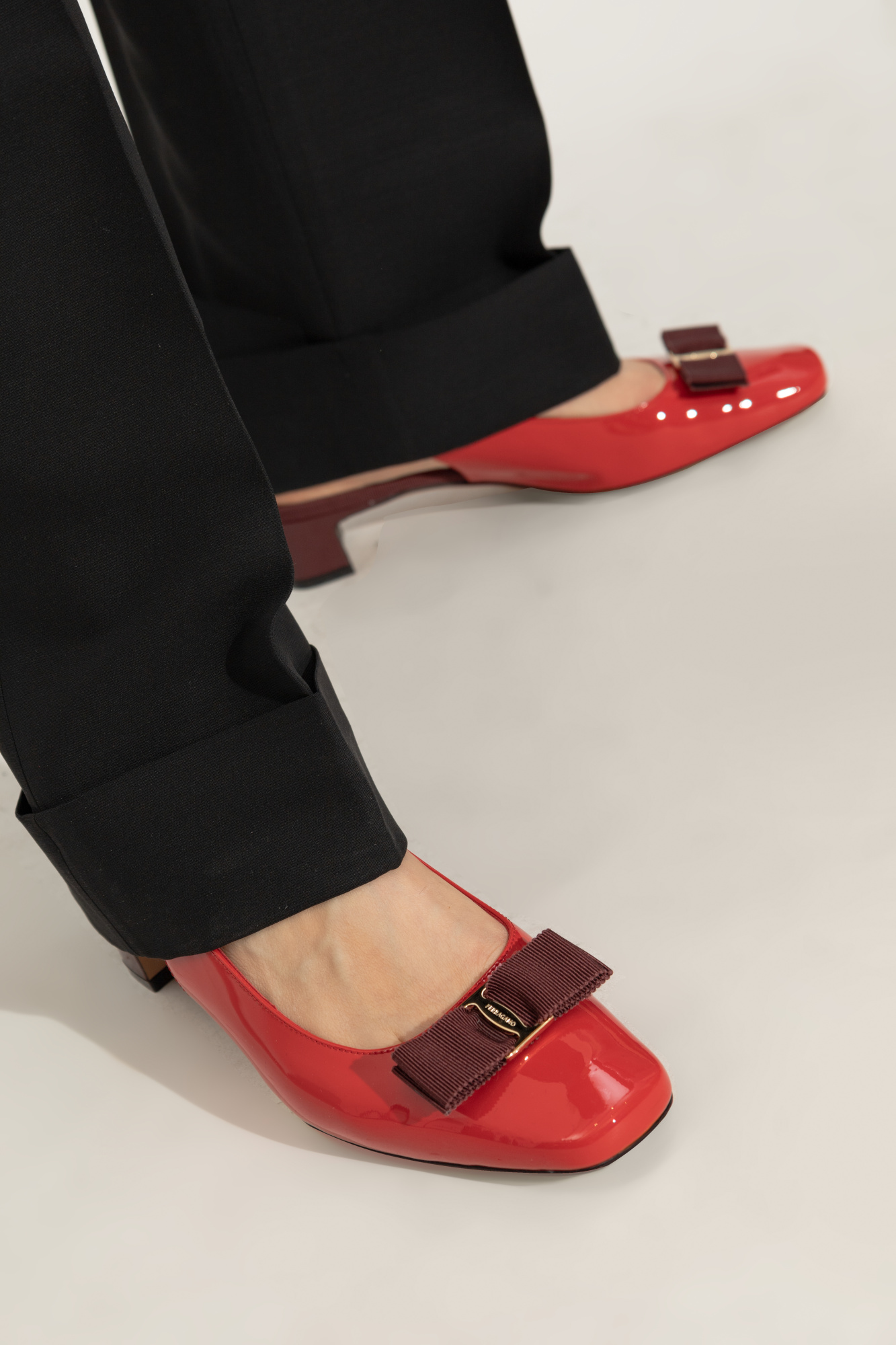 Red Rivada high heels FERRAGAMO - Vitkac AS